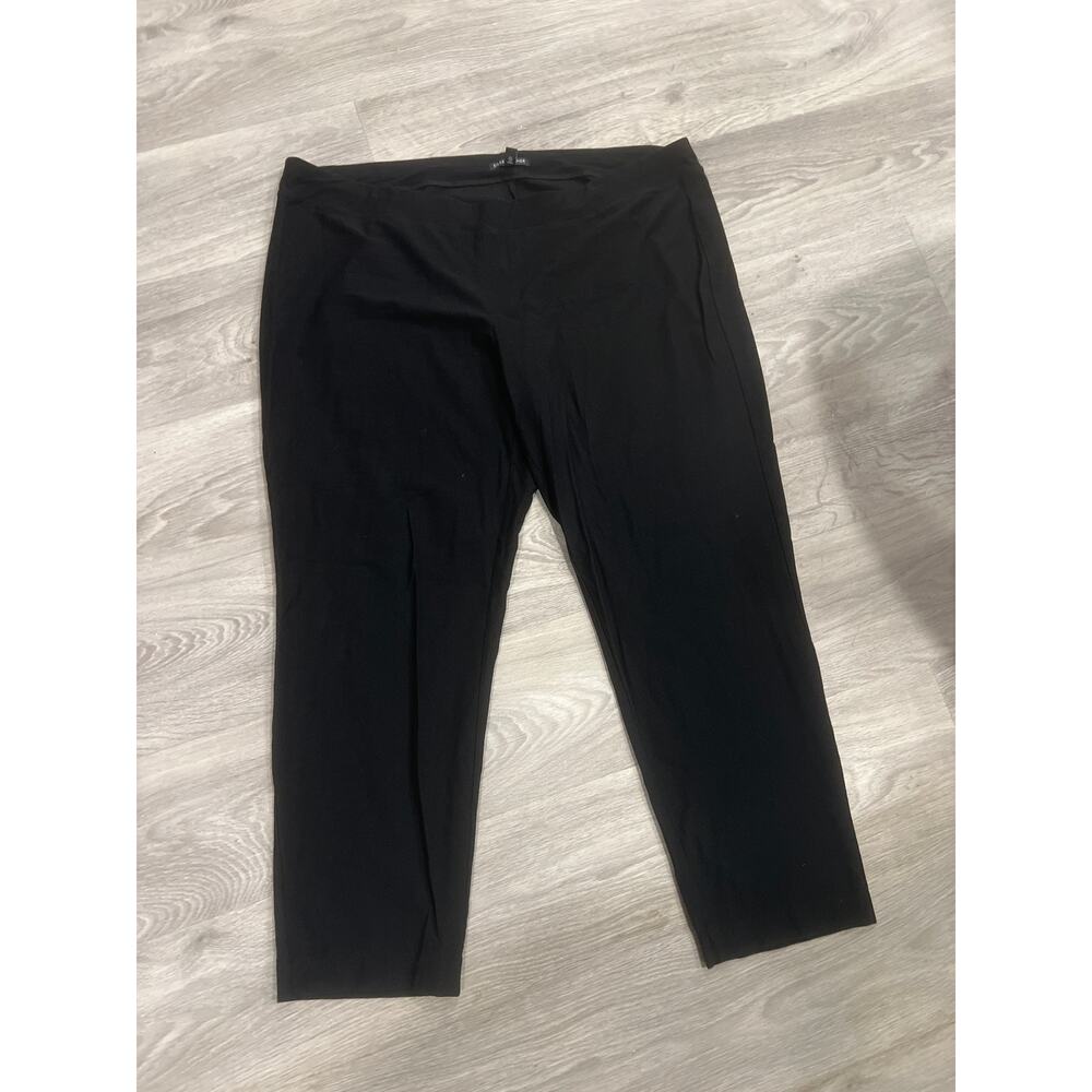 Eileen Fisher size XL black viscose blend pull on pants